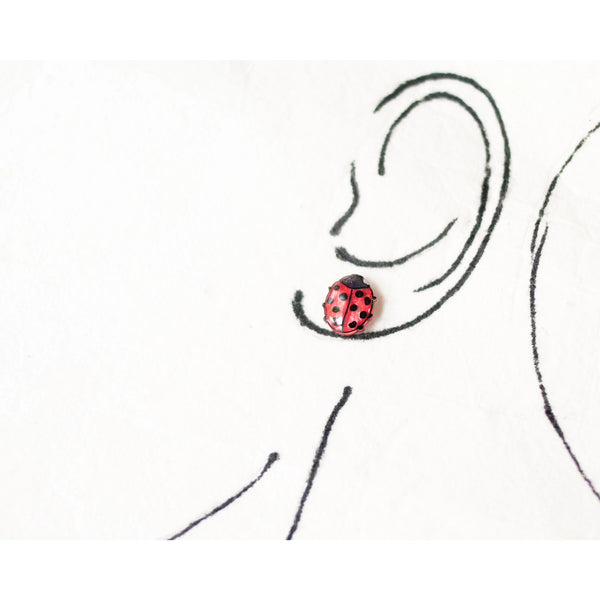 Ladybugs - Stud Earrings