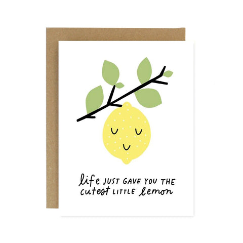 Cutest Little Lemon - Baby Card