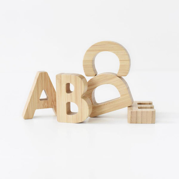 Bamboo Alphabet Set