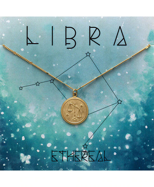 Libra Medallion Necklace