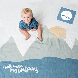 I Will Move Mountains - Baby's First Year Blanket