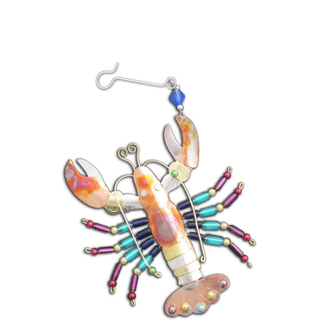 Rainbow Lobster Ornament