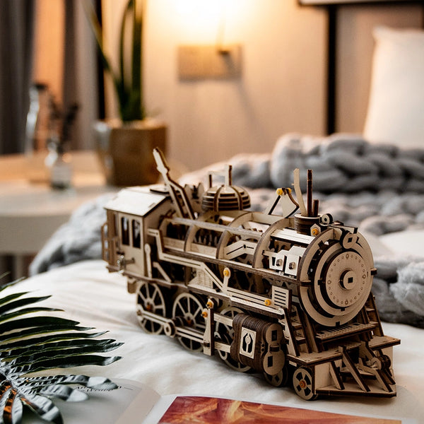 3D Wooden Puzzles - Locomotive