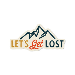 Let's Get Lost - Sticker