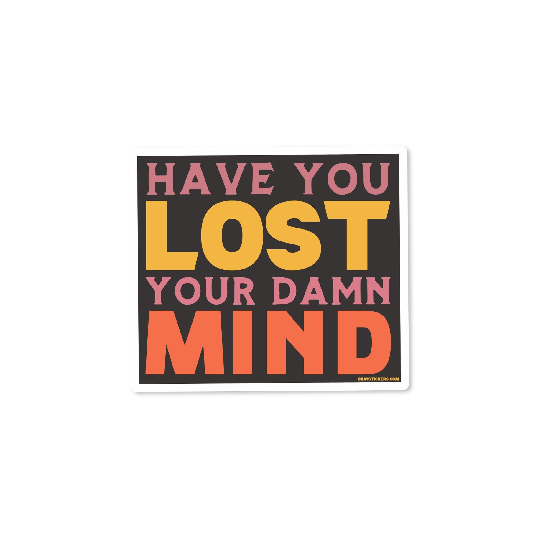 Have You Lost Your Damn Mind - Sticker