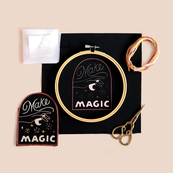 Make Magic - DIY Kit Embroidery Patch