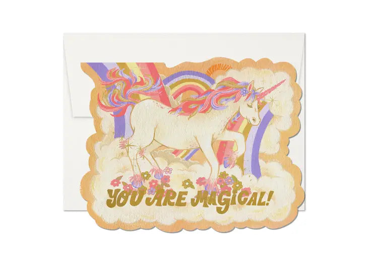 Magical Unicorn - Love Card