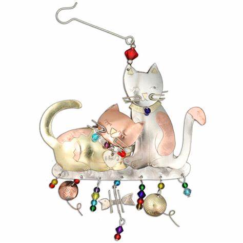 Meow Love Ornament