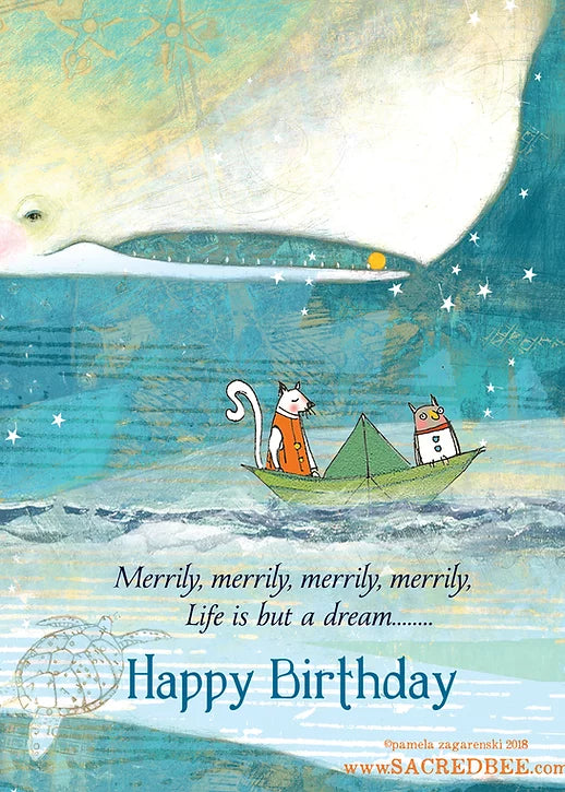Merrily - Birthday Card