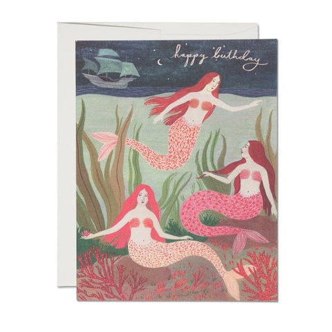 Mermaids - Birthday Card
