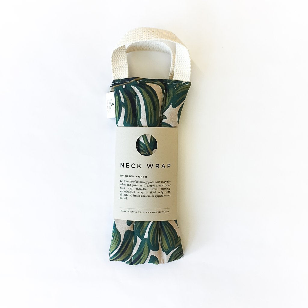 Neck Wrap Therapy Pack - Monstera Leaf