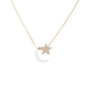Moon & Star Necklace