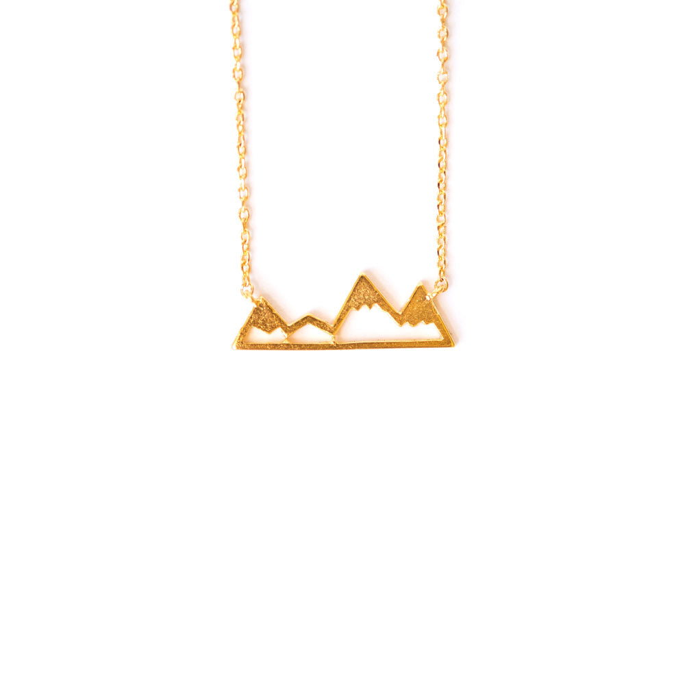 Mountain Necklace - Rose Gold