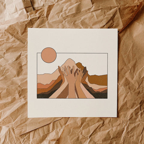 Move Mountains - Art Print