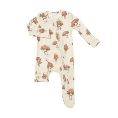 Mushrooms - 2 Way Zipper Footie