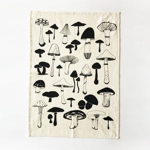 Mushrooms Kitchen Towel - Natural
