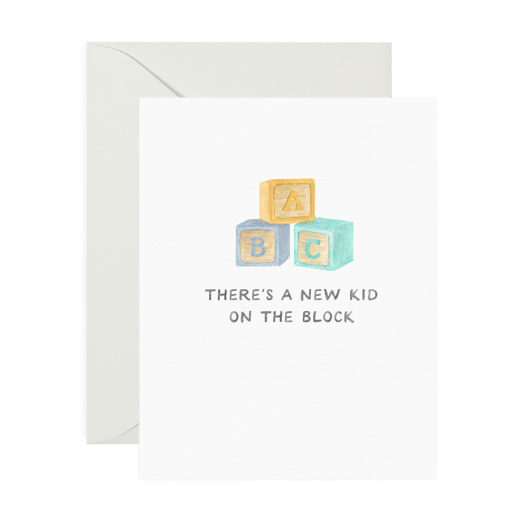 New Kid On The Block - Baby Card
