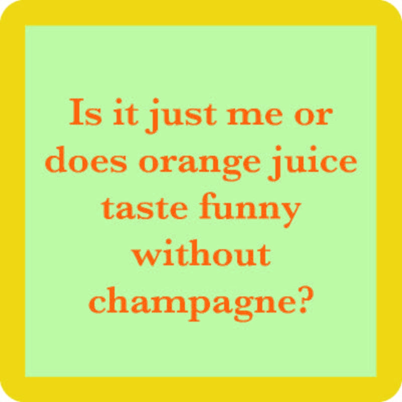 Orange Juice Coaster
