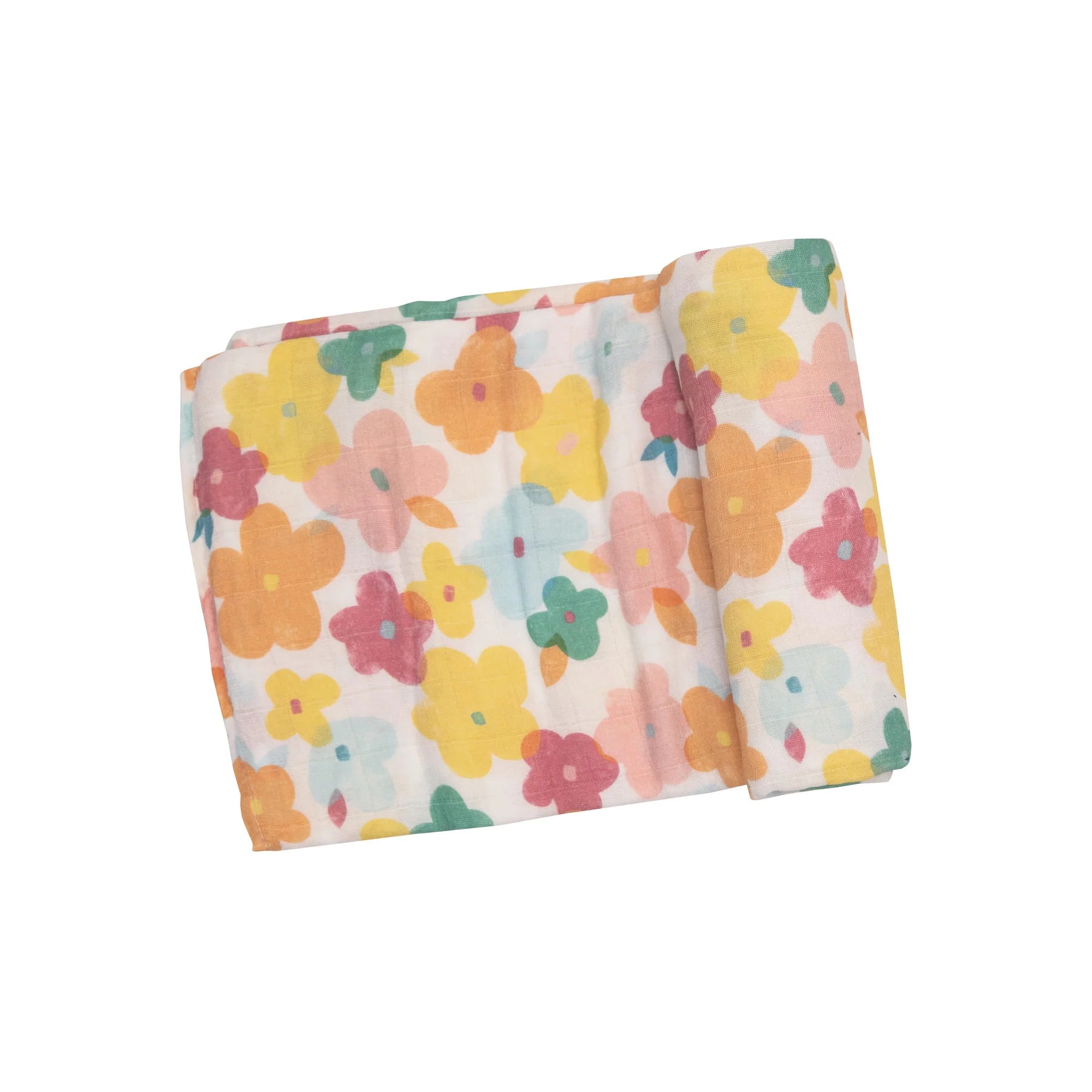 Paper Florals - Muslin Swaddle Blanket