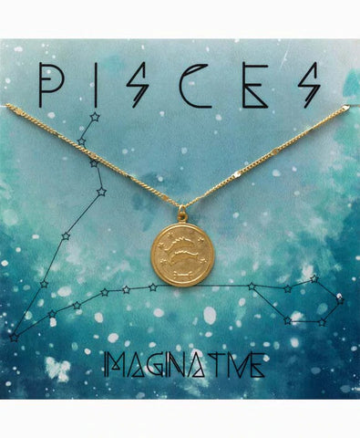 Pisces Medallion Necklace