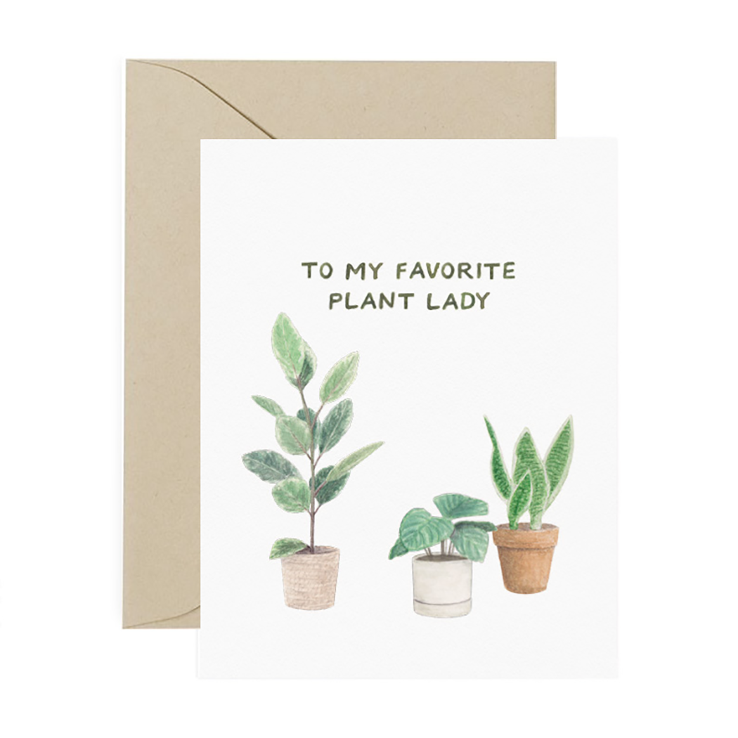 Plant Lady - Friendship Card