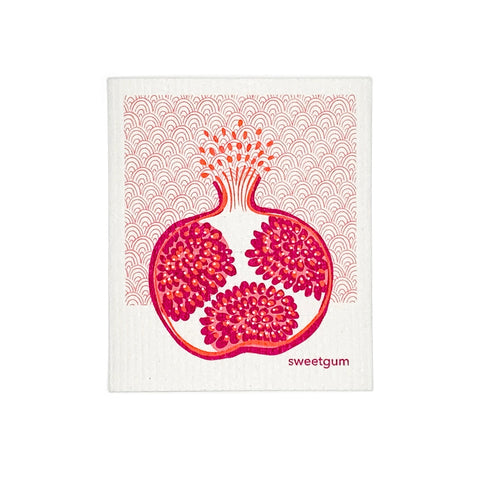 Pomegranate - Swedish Dishcloth