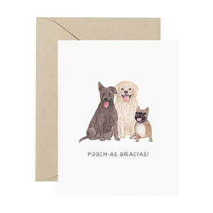 Pooch-as Gracias - Thank You Card