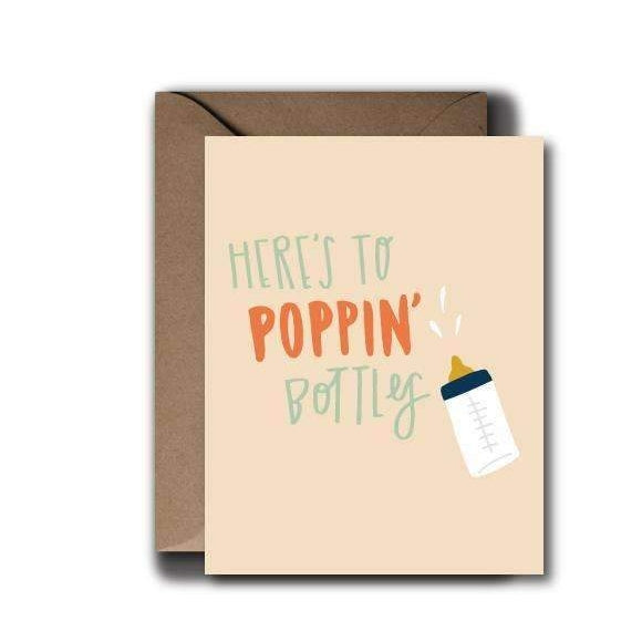 Poppin Bottles - Baby Card