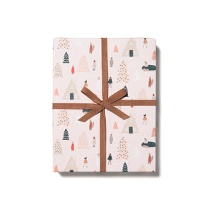 Pink Trees Roll - Wrapping Paper