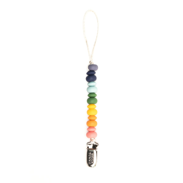 Rainbow Multi Pacifier Clip