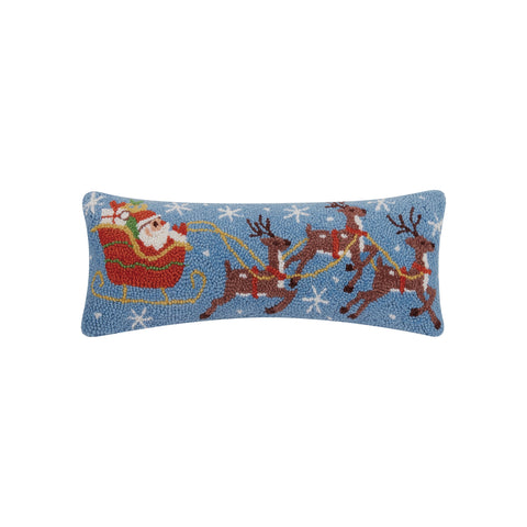 Santa's Reindeer Hook Pillow