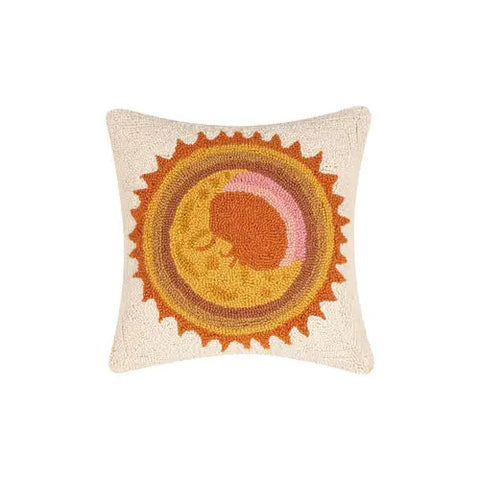 Retro Moon Flow - Hook Pillow