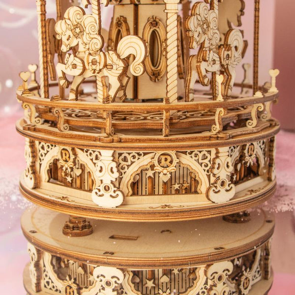 DIY Mechanical Music Box: Romantic Carousel