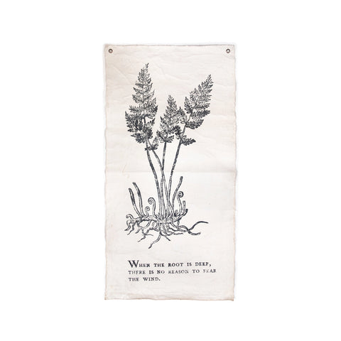 When The Root Is Deep - Botanical Wall Tarp