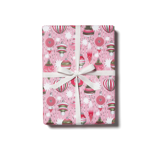 Retro Ornaments Roll - Wrapping Paper