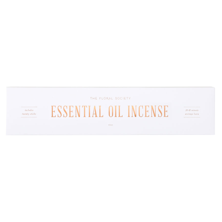 Rose & Geranium - Essential Oil Incense