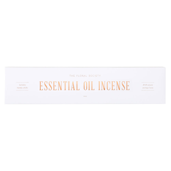 Rose & Geranium - Essential Oil Incense