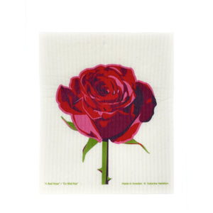 Rose Blossom - Swedish Dishcloth