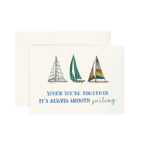 Smooth Sailing - Love Card