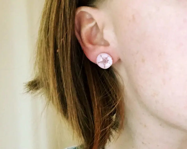 Sand Dollar - Stud Earrings