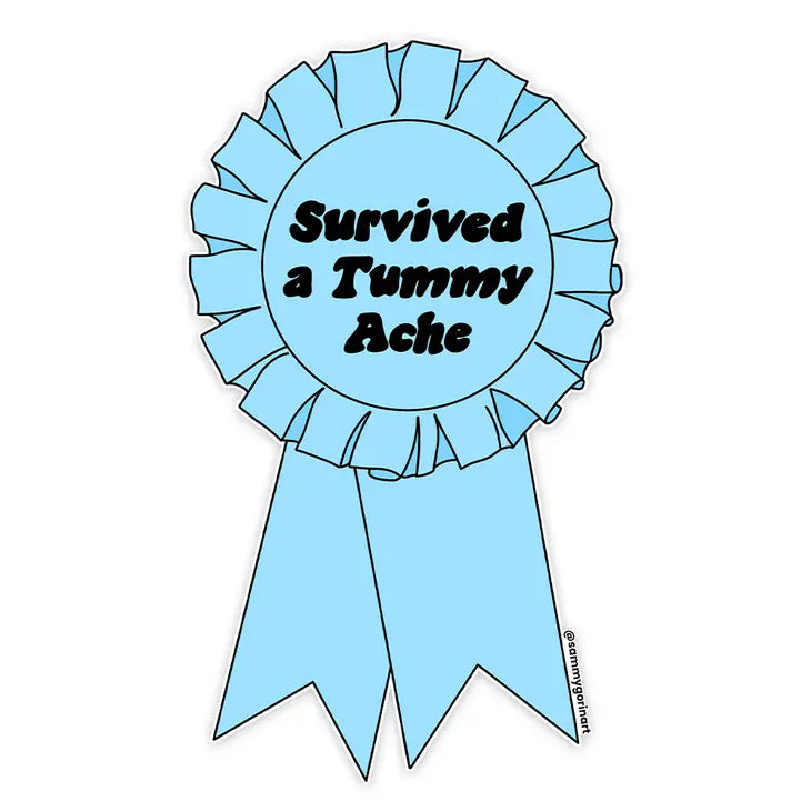Survived A Tummy Ache - Sticker