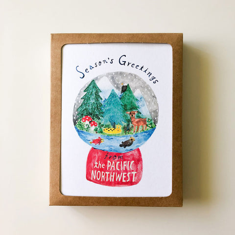 The Pacific Northwest Snow Globe - Boxed Set of 6