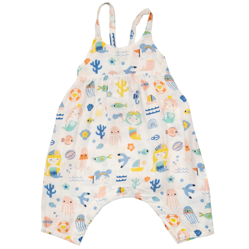 Sea U Mermaids - Tie Back Romper