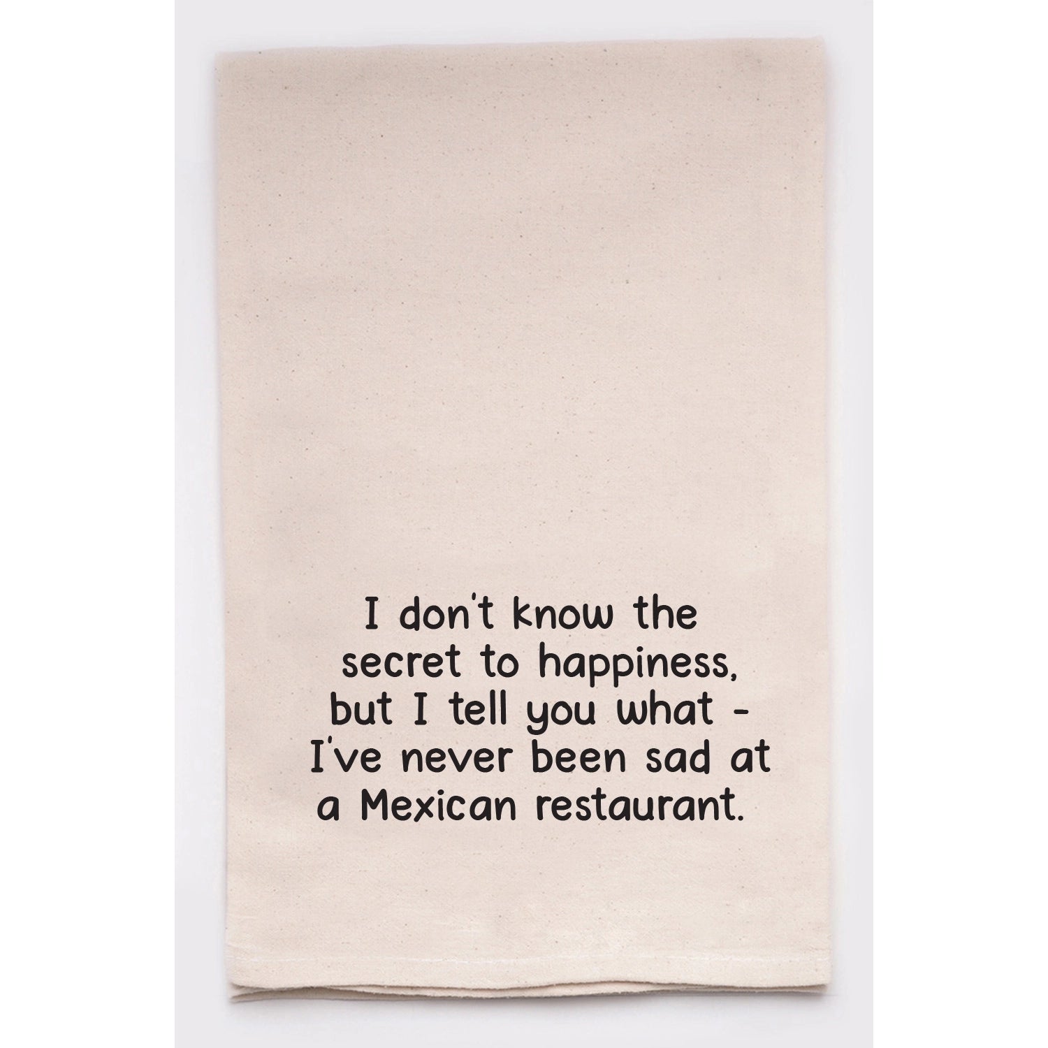 Secret To Happiness Tea Towel