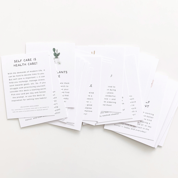 Self Care Card Deck