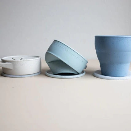 Rose Dawn Speckled - Collapsible Snack Cup