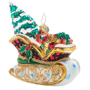 Snowy Sleigh Ride - Ornament