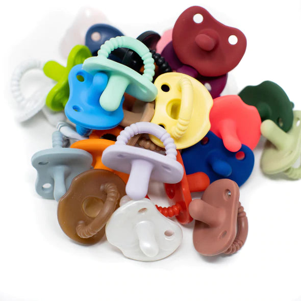Butter Yellow - 2pck Flat Silicone Pacifier