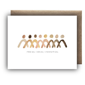 Standing Together - Empathy Card