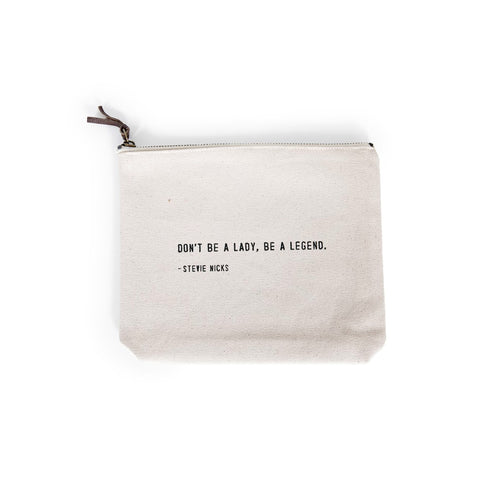 Stevie Nicks - Canvas Zipper Bag